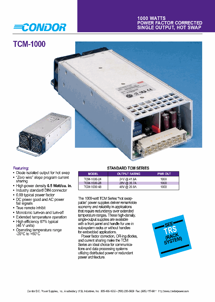TCM-1000_6477379.PDF Datasheet