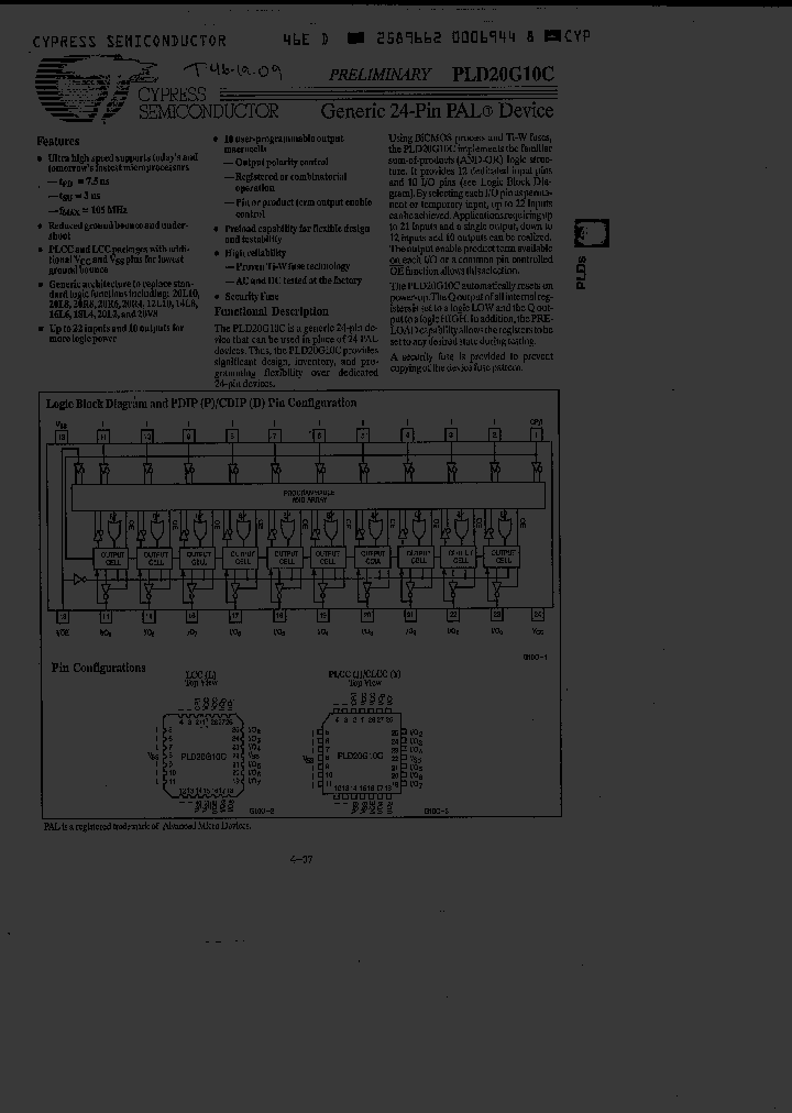 PLD20G10C-12YC_6500588.PDF Datasheet