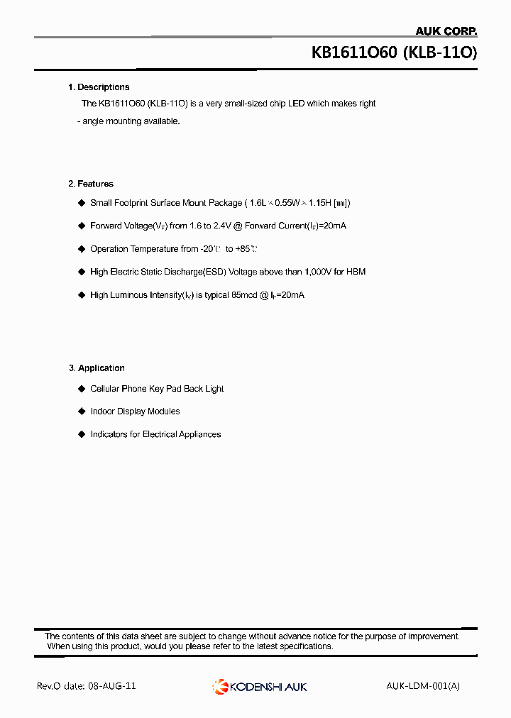 KB1611O60_6508023.PDF Datasheet