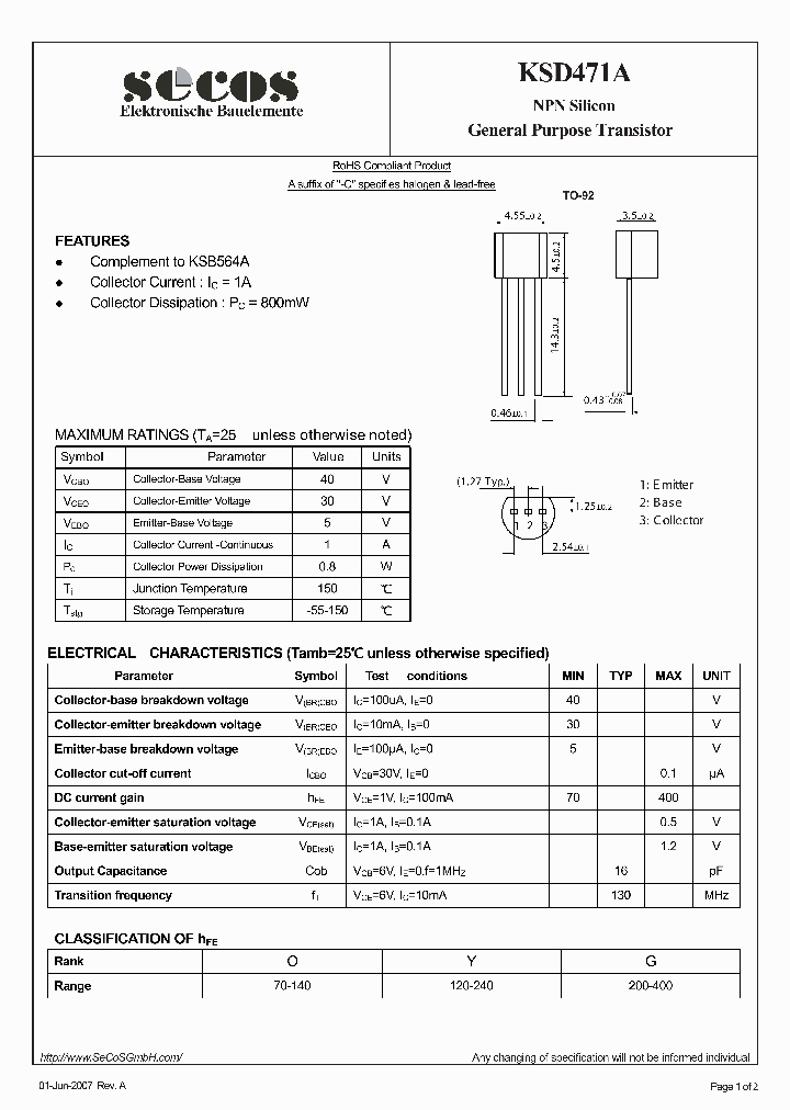 KSD471A_6517876.PDF Datasheet