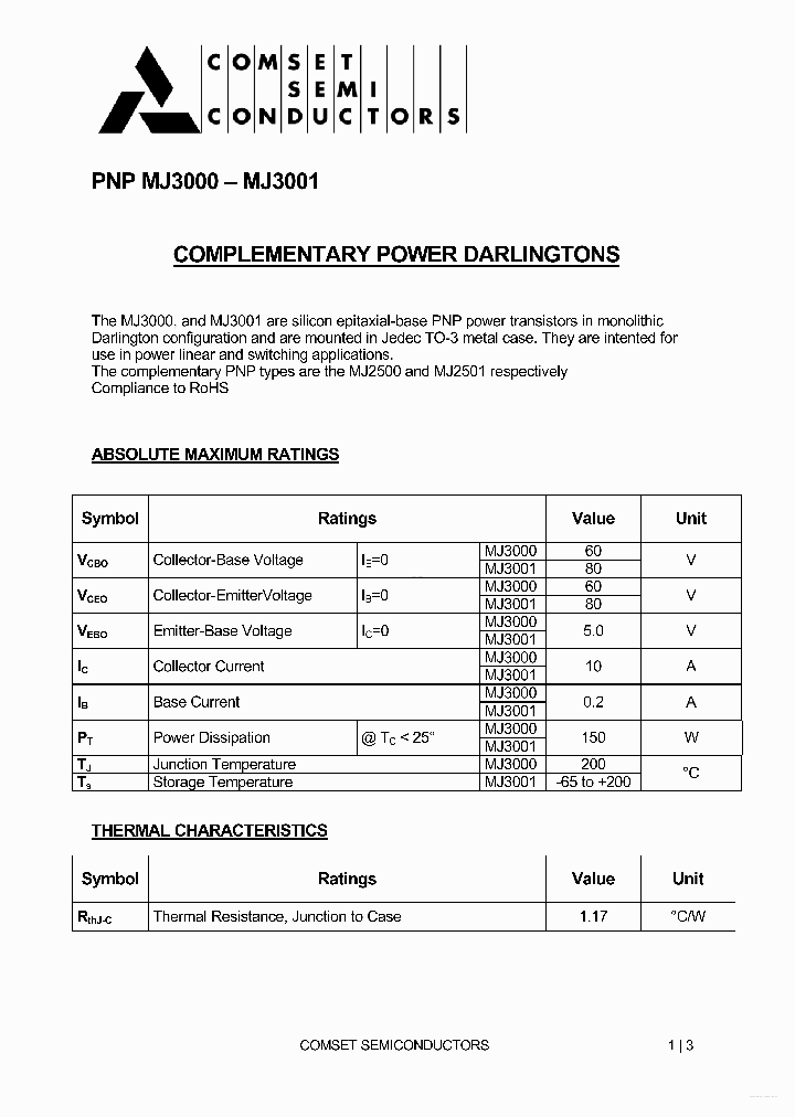 MJ3000_6525006.PDF Datasheet