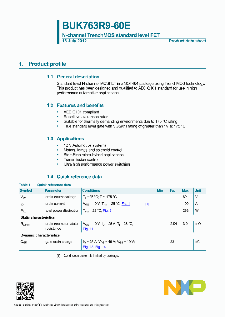 BUK763R9-60E_6526409.PDF Datasheet