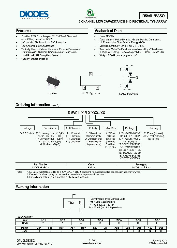 D5V0L2B3SO-7_6557663.PDF Datasheet