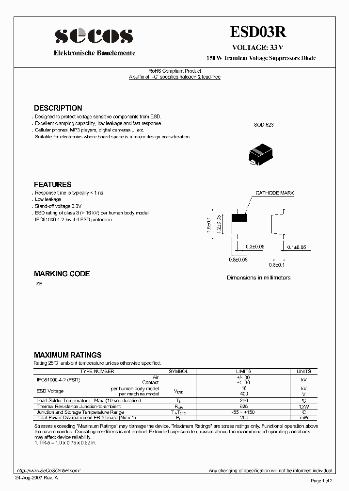 ESD03R_6564533.PDF Datasheet