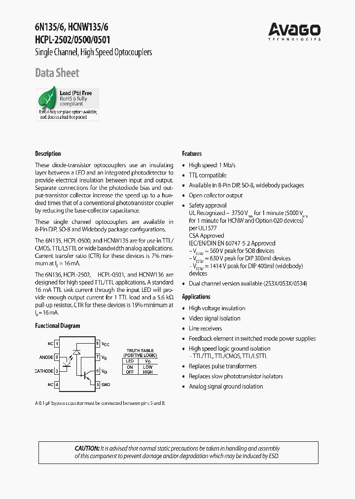 HCNW136_6576582.PDF Datasheet