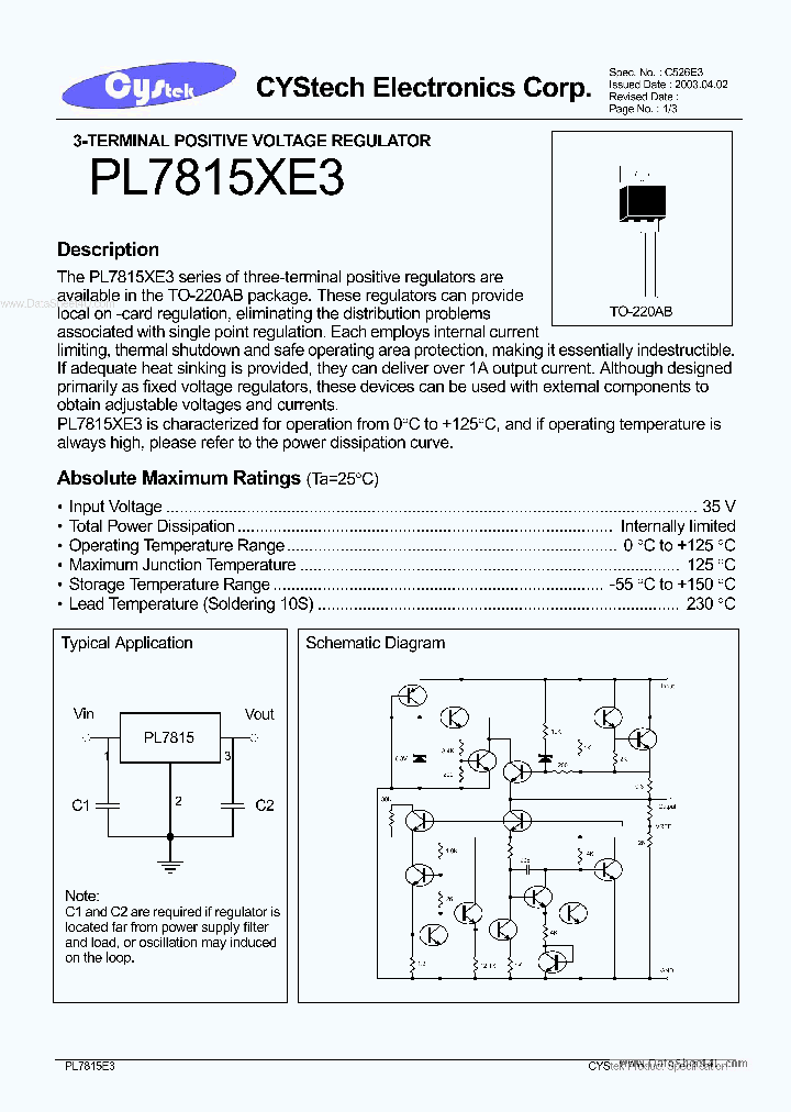 PL7815XE3_6581251.PDF Datasheet