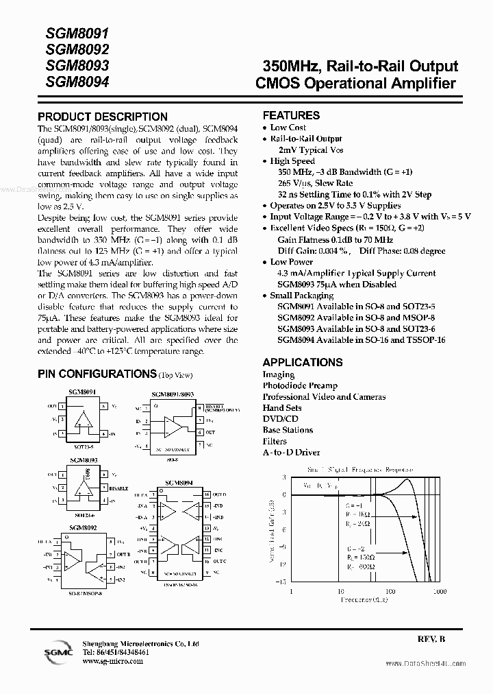 SGM8092_6581306.PDF Datasheet