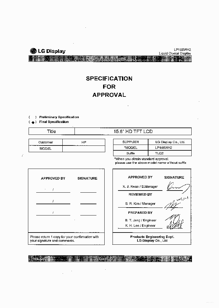 LP156WH2-TLQ2_6581609.PDF Datasheet