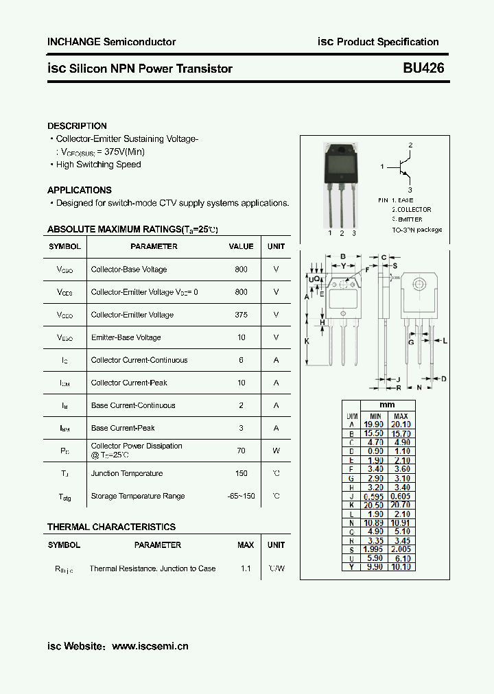 BU426_6584950.PDF Datasheet