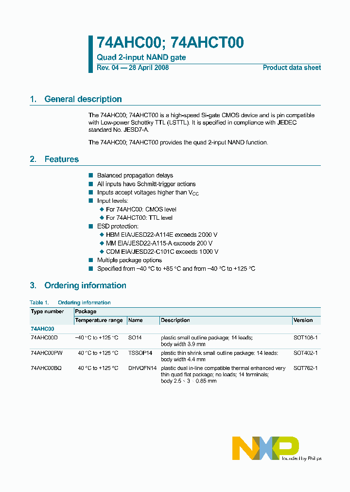 74AHCT00D_6590370.PDF Datasheet