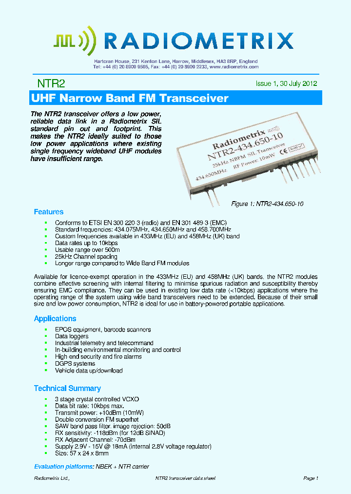 NTR2_6600045.PDF Datasheet