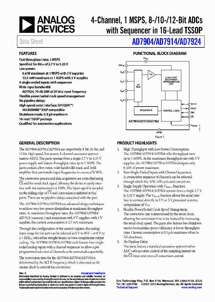 AD7904BRU-REEL_6601194.PDF Datasheet