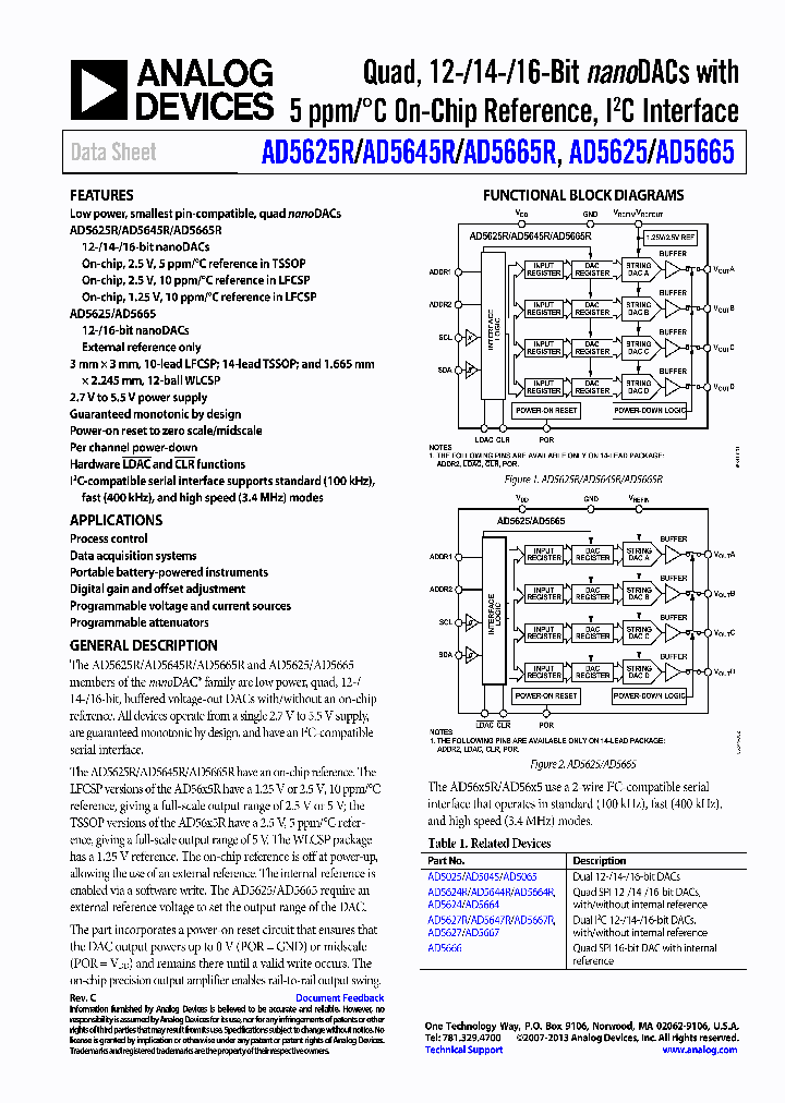 AD5625RACPZ-1RL7_6603464.PDF Datasheet