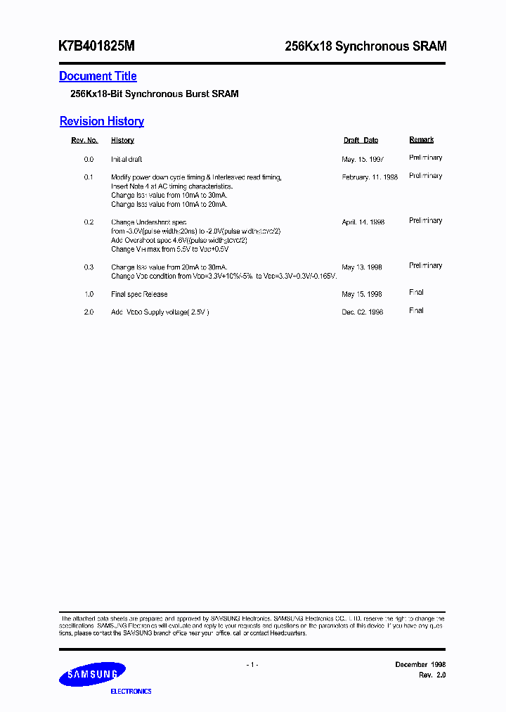 K7B401825M-TC80_6610694.PDF Datasheet