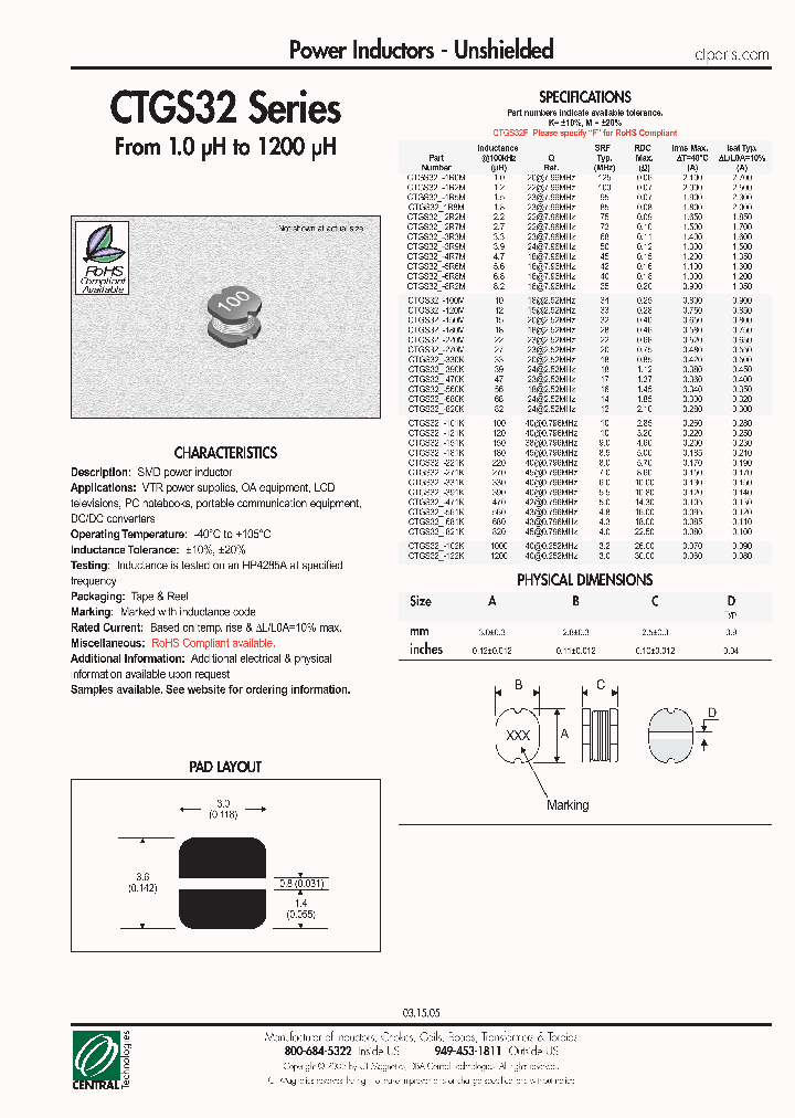 CTGS32-1R8M_6631353.PDF Datasheet