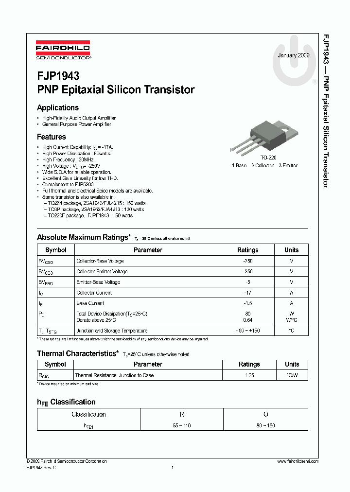 FJP1943OTU_6638767.PDF Datasheet