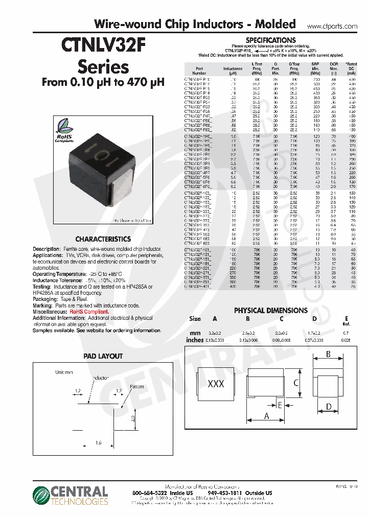 CTNLV32F-R39J_6640765.PDF Datasheet