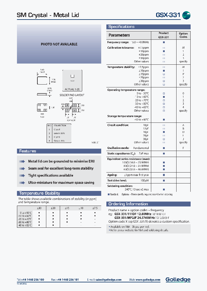 GSX-331321AFFREQ_6650708.PDF Datasheet