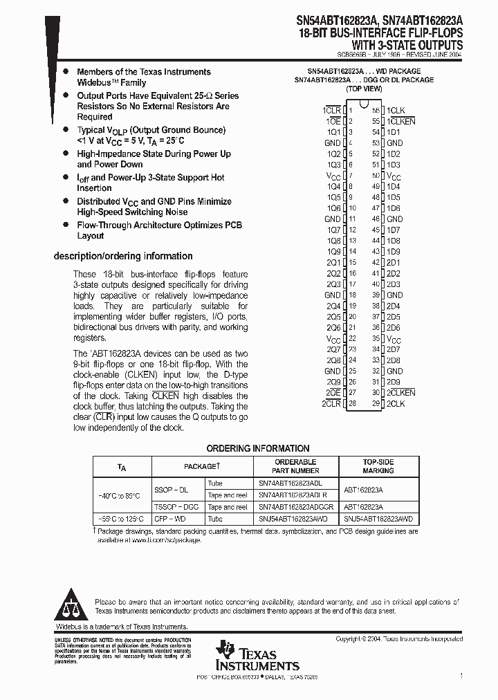 TEXASINSTRUMENTSINC-SN74ABT162823ADLG4_6643472.PDF Datasheet