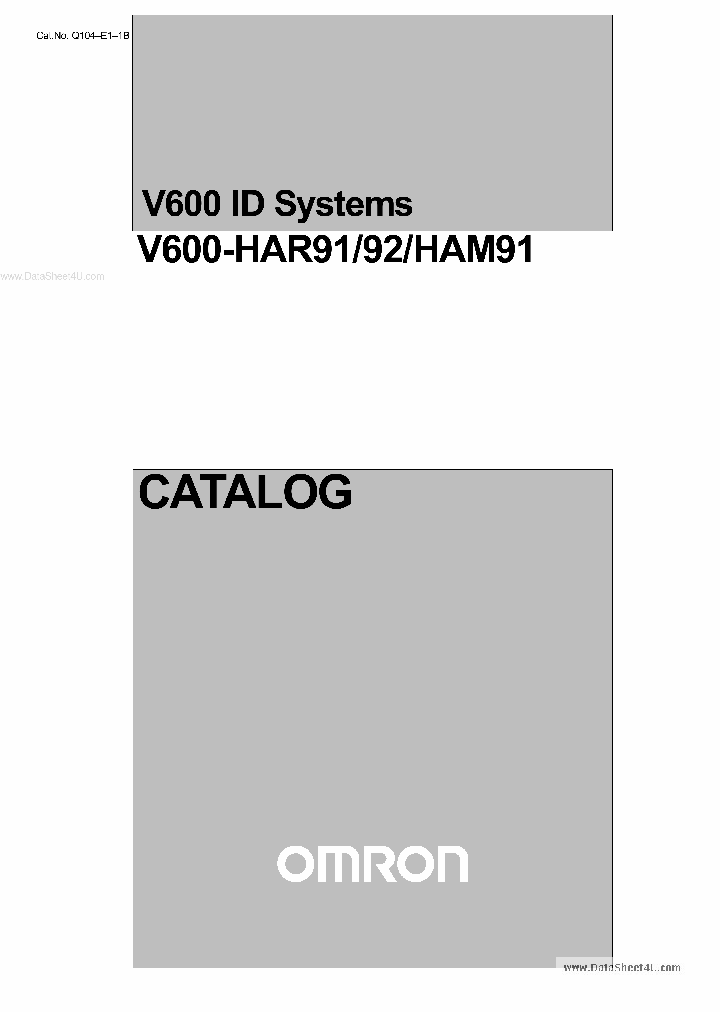 V600-HAR91_6750852.PDF Datasheet