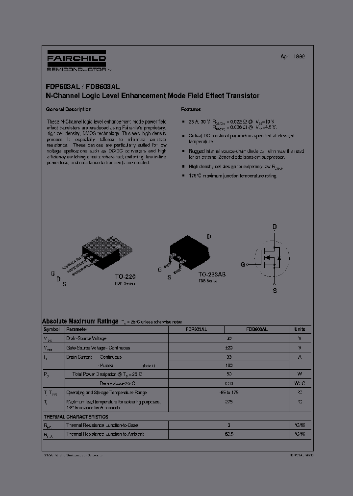 FDP603ALJ69Z_6658630.PDF Datasheet