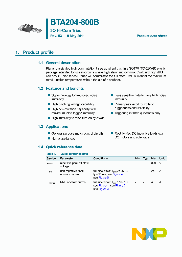 BTA204-800B_6671020.PDF Datasheet
