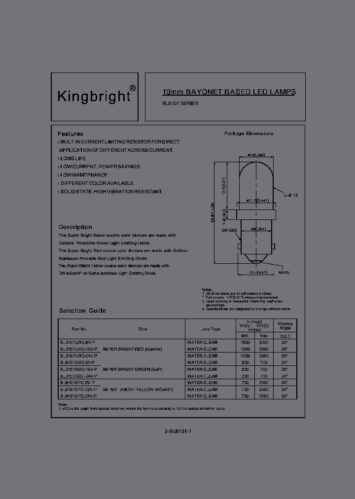 BLB101SGC-6V-P_6671731.PDF Datasheet