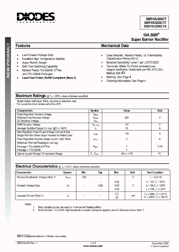 SBR10U200CTF_6689886.PDF Datasheet