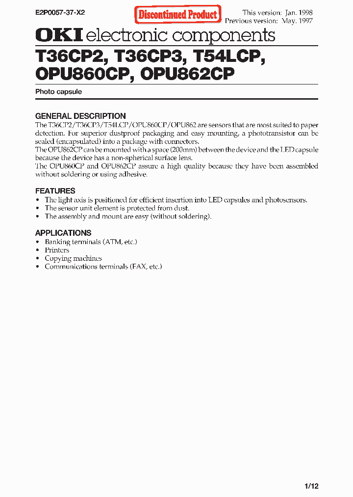 OPU862CP_6687562.PDF Datasheet