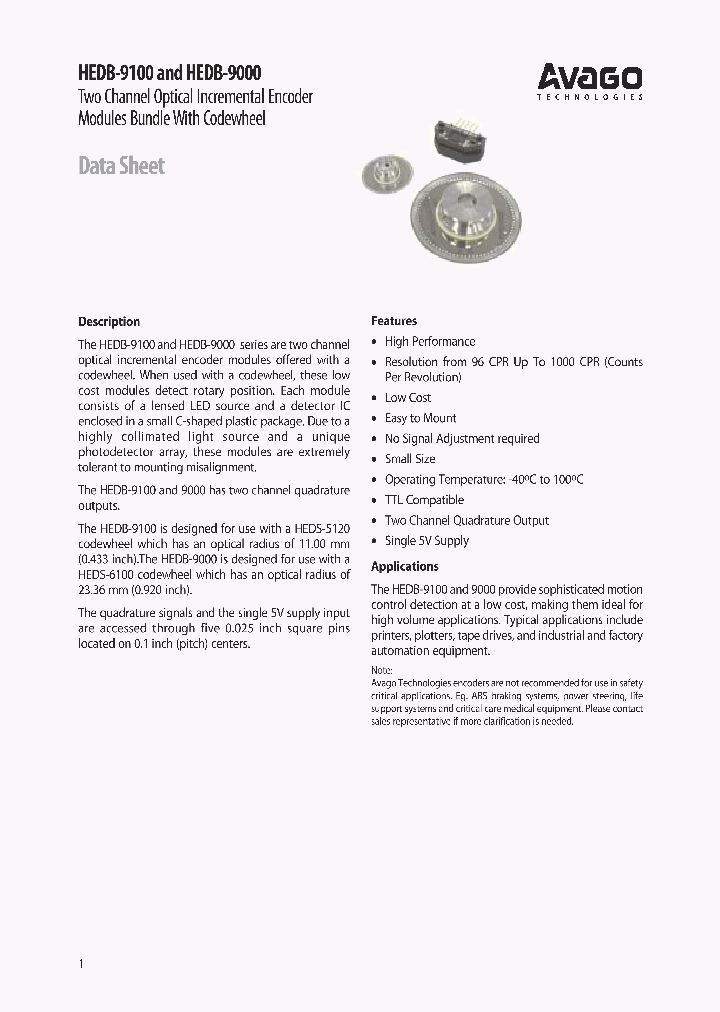 HEDB-9100-C02_6697467.PDF Datasheet