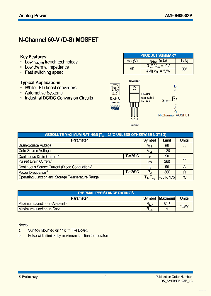 AM90N06-03P_6916552.PDF Datasheet