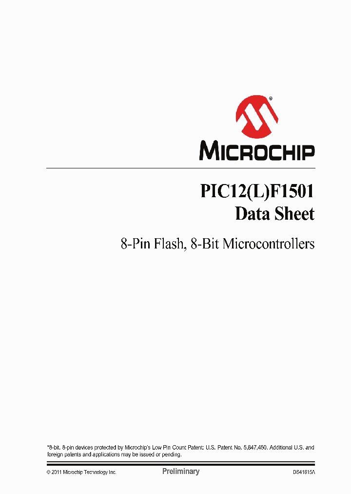 PIC12F1501_6921348.PDF Datasheet
