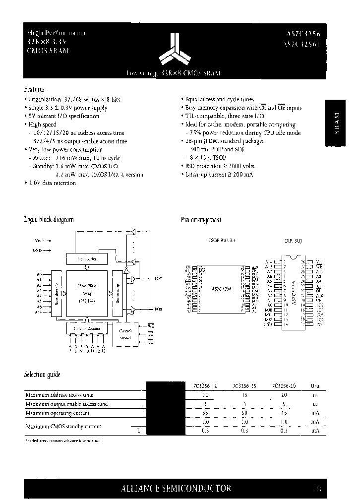 AS7C3256L-20TC_6708521.PDF Datasheet