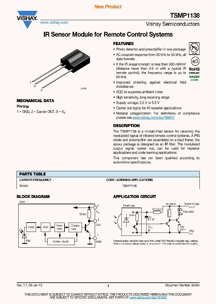 TSMP1138_6933013.PDF Datasheet