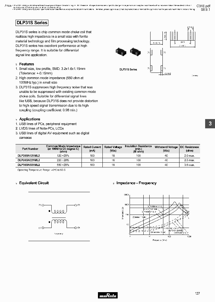 DLP31SN121ML2_6709197.PDF Datasheet