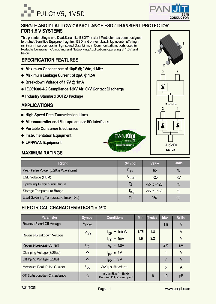 PJLC1V5_6711317.PDF Datasheet