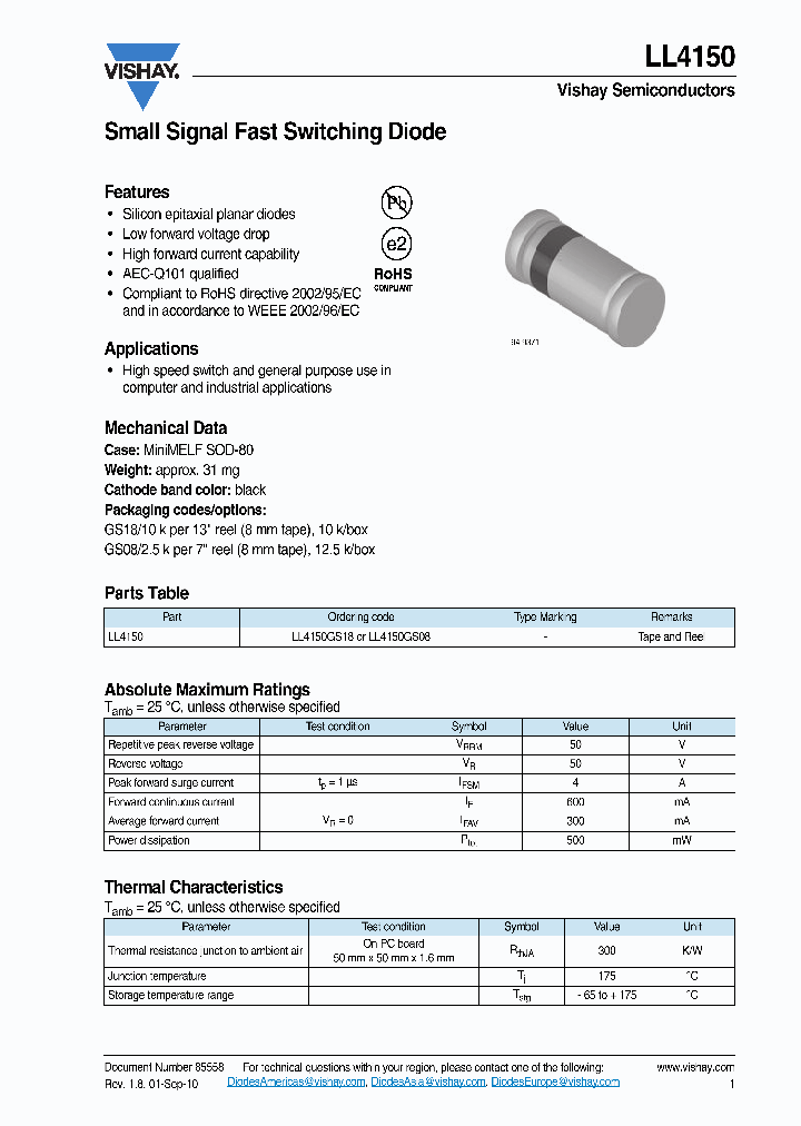 LL4150-GS18_6712472.PDF Datasheet