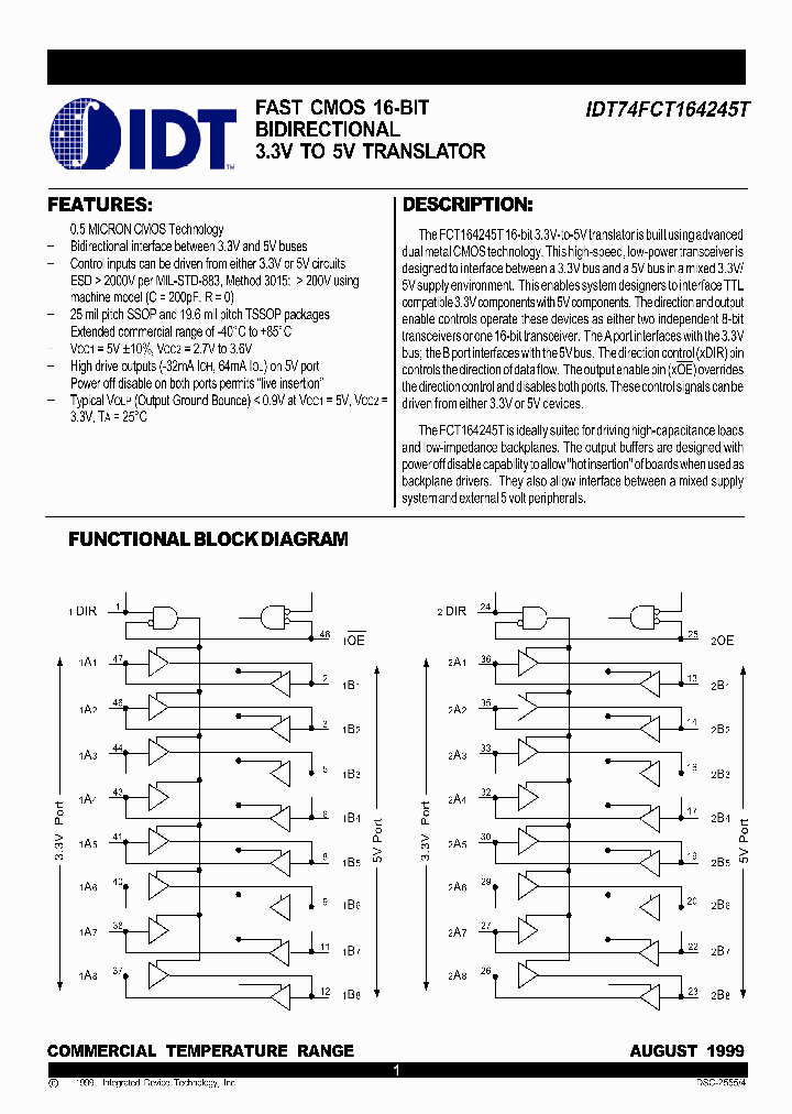 74FCT164245TPVG8_6713132.PDF Datasheet