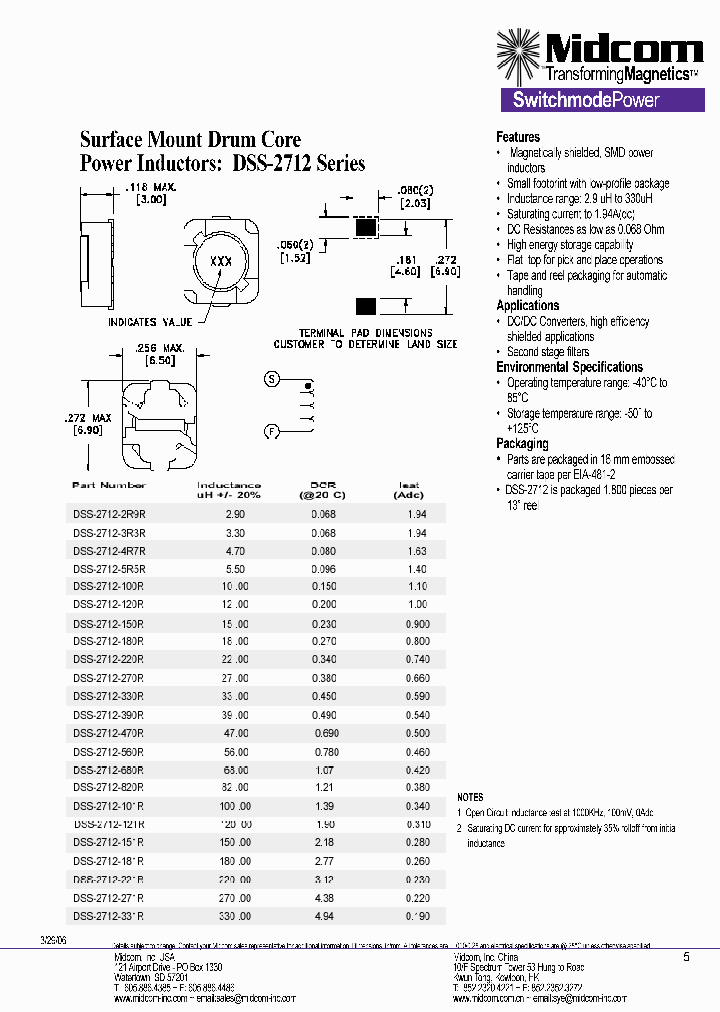 DSS-2712-180R-LF3_6717009.PDF Datasheet