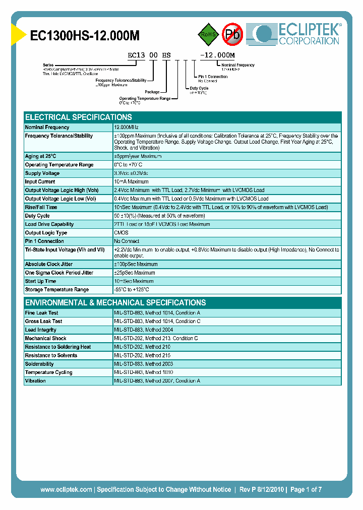 EC1300HS-12000M_6728647.PDF Datasheet