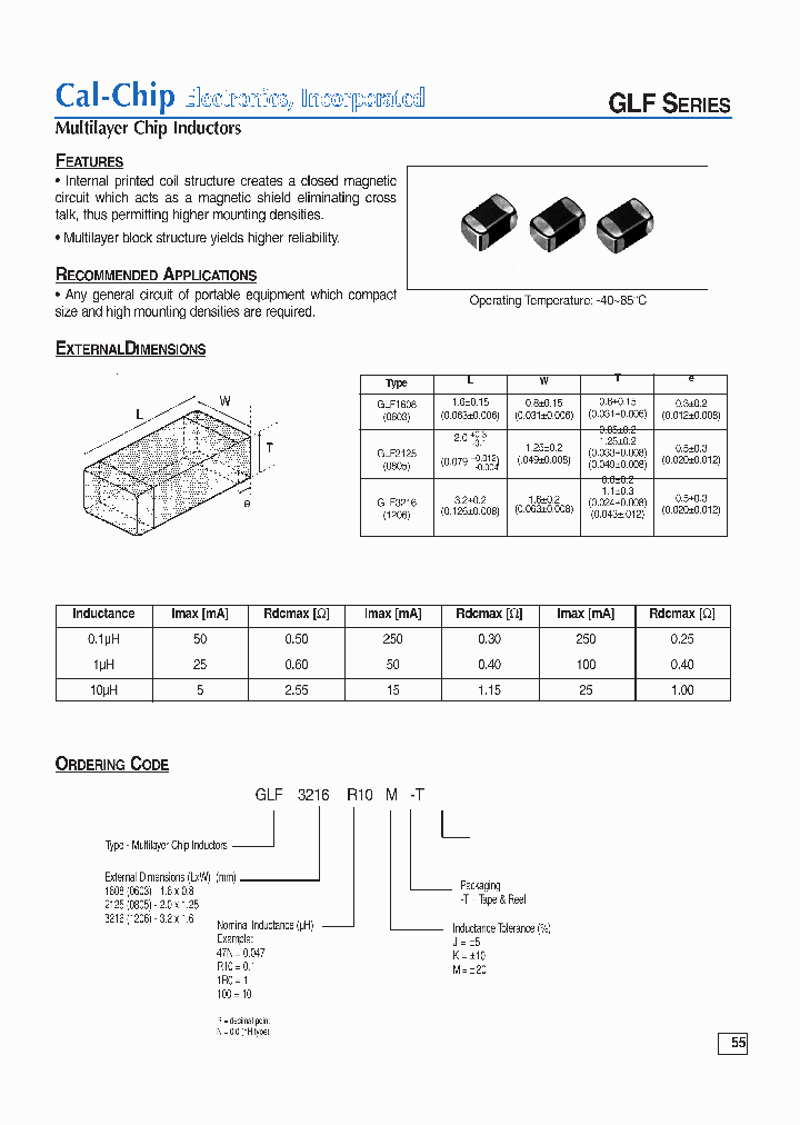 GLF160868NJ-T-LF_6752605.PDF Datasheet