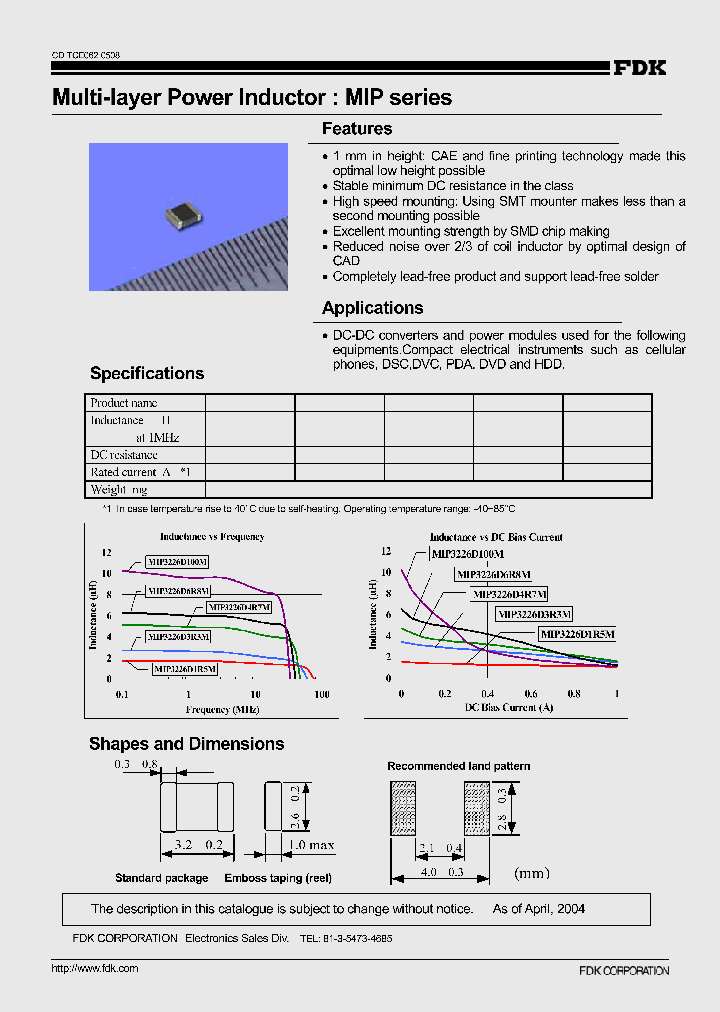 MIP3226D4R7M_6760518.PDF Datasheet