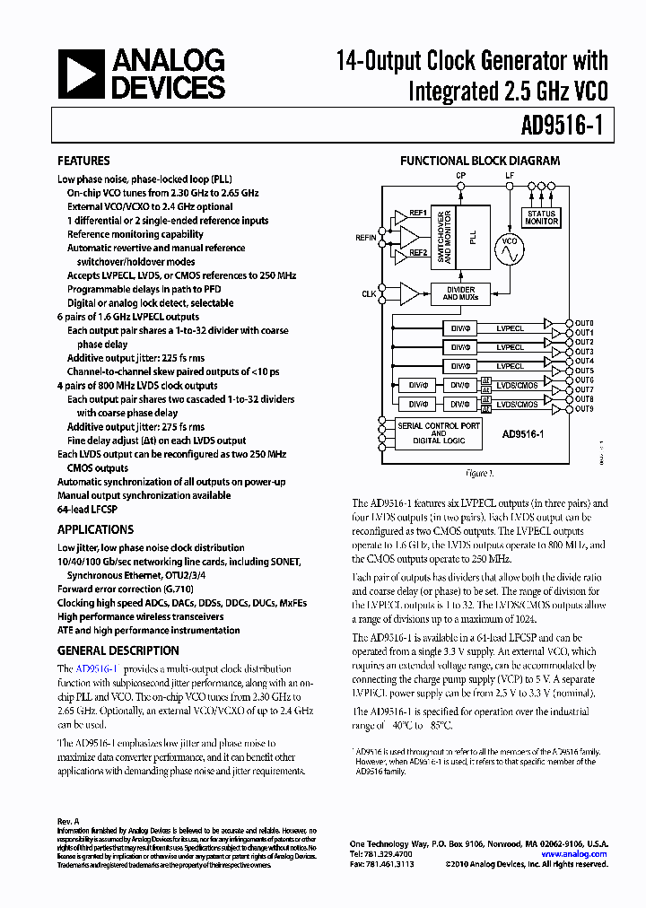 AD9516-1BCPZ-REEL7_6768720.PDF Datasheet