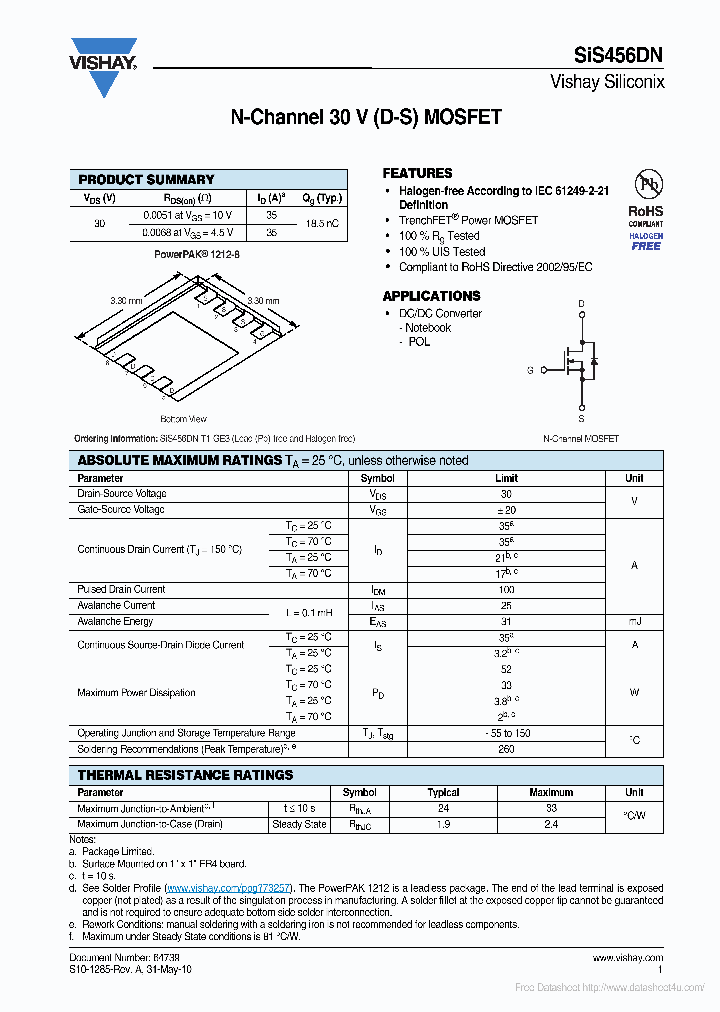 SIS456DN_6945554.PDF Datasheet