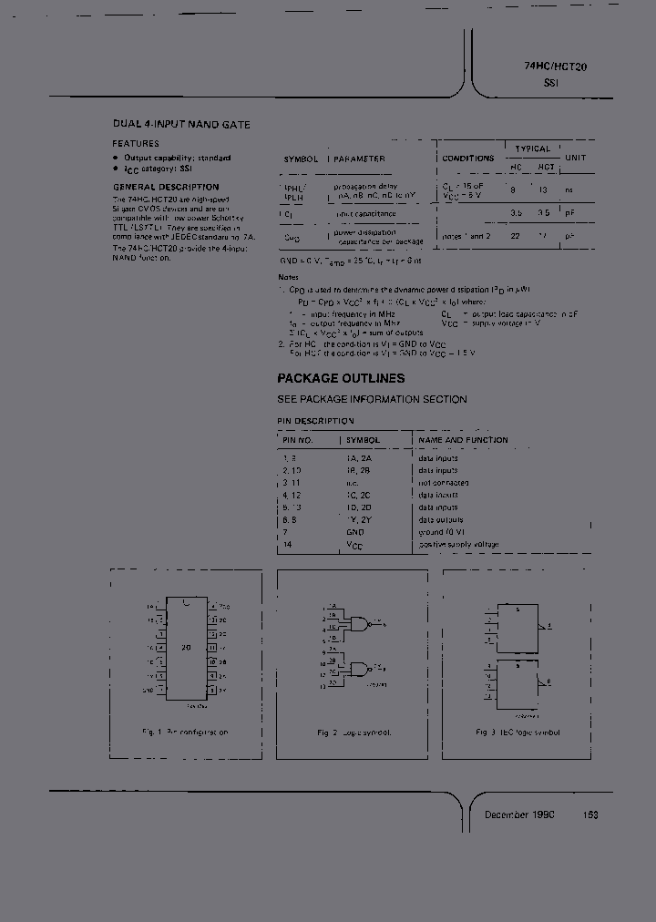 NXPSEMICONDUCTORS-74HC20DB118_6809543.PDF Datasheet