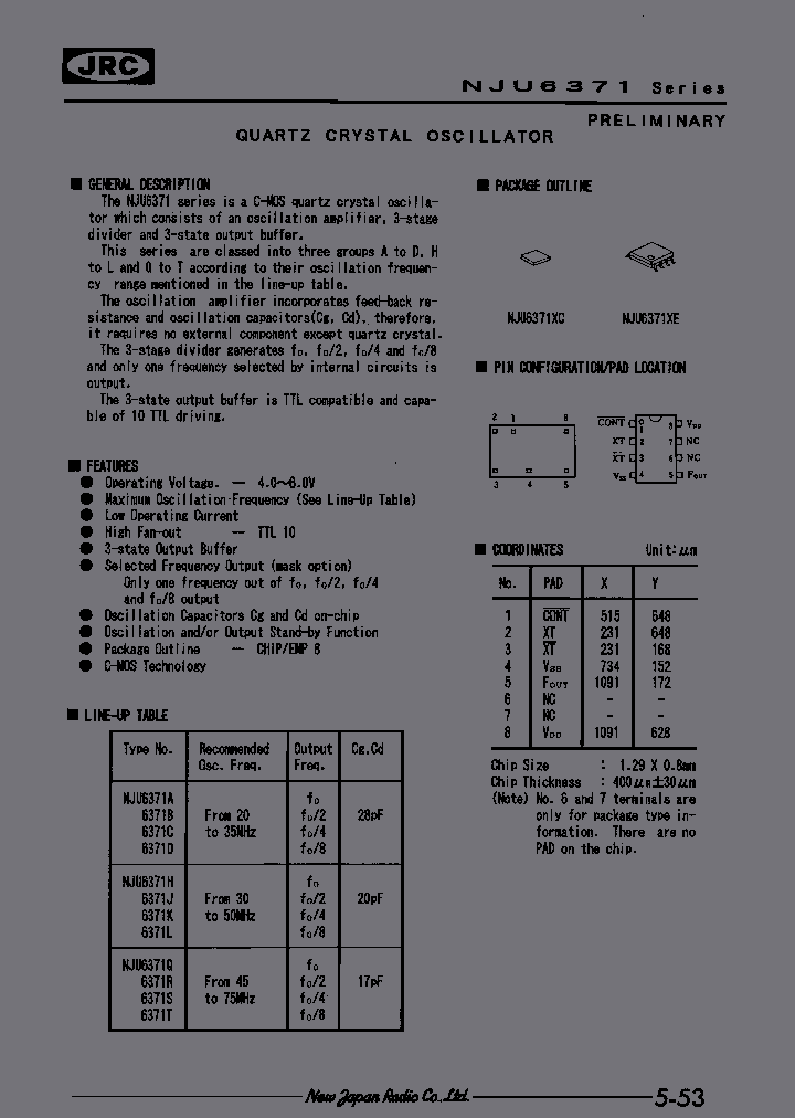 NJU6371BC_6814302.PDF Datasheet