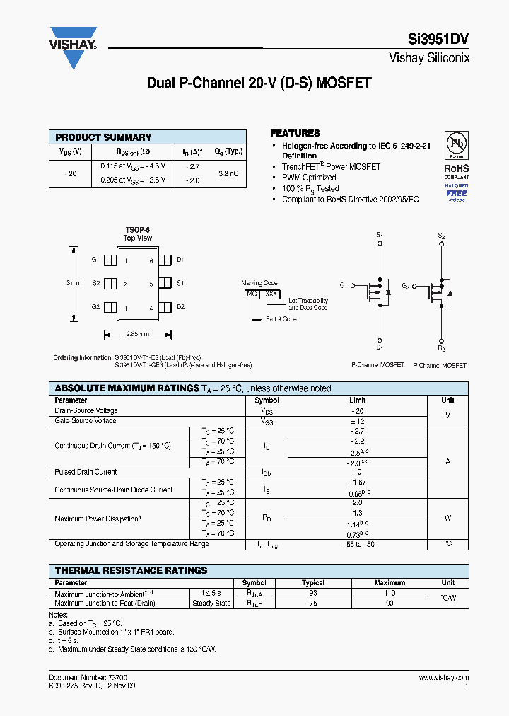 SI3951DV-T1-E3_6817798.PDF Datasheet