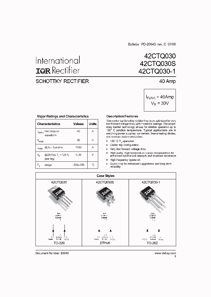 41CTQ030S_6819240.PDF Datasheet