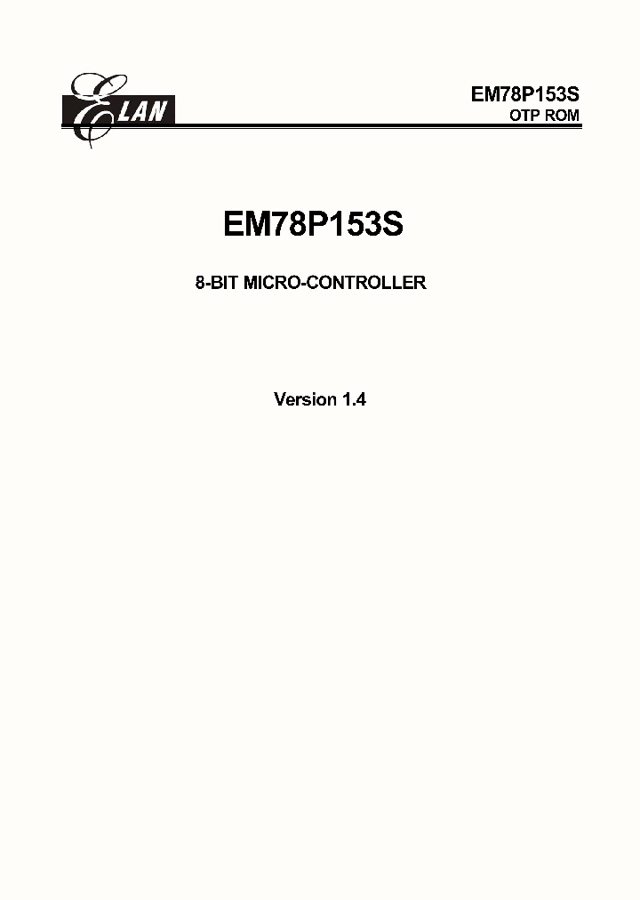 EM78P153S_6833826.PDF Datasheet