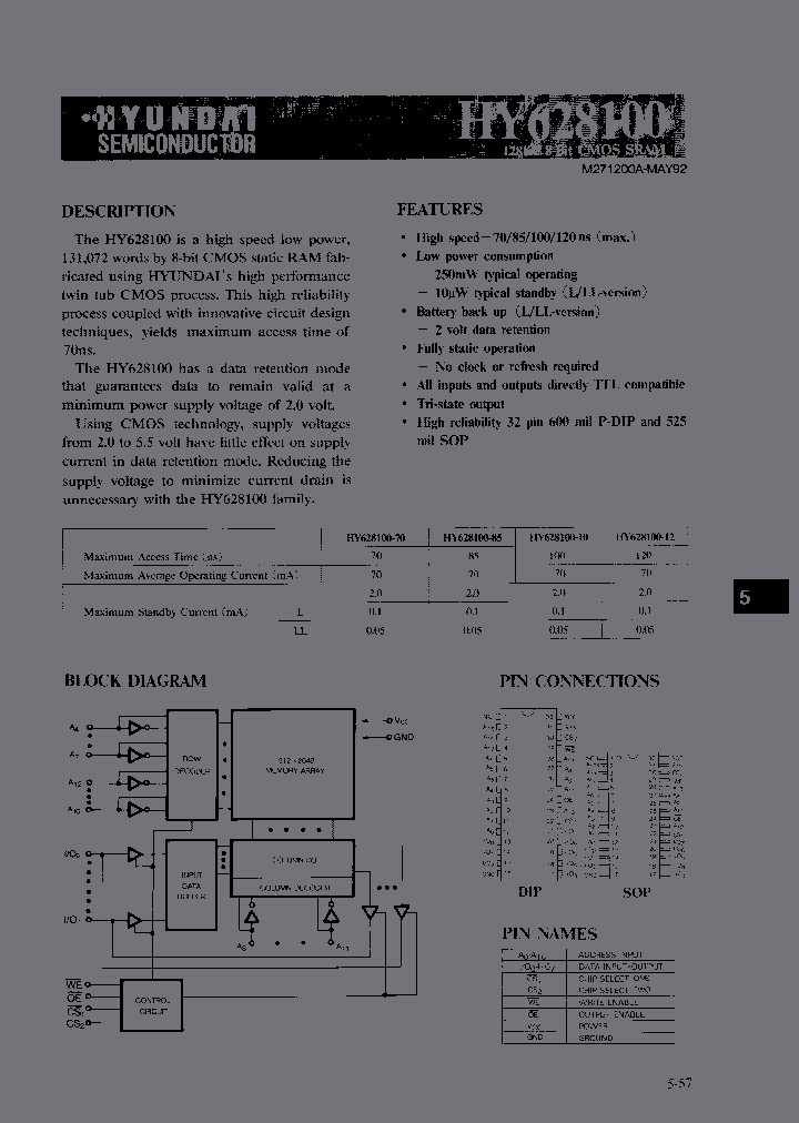 HY628100J-85_6833988.PDF Datasheet